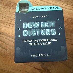I Dew Care Dew Not Disturb Sleeping Mask‎ - Blue